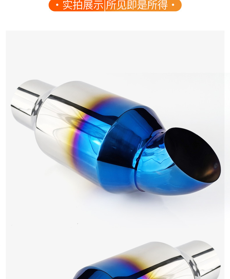 Hot-selling car modified remote control valve repair drum repair drum stainless steel exhaust side row variable sound silencer