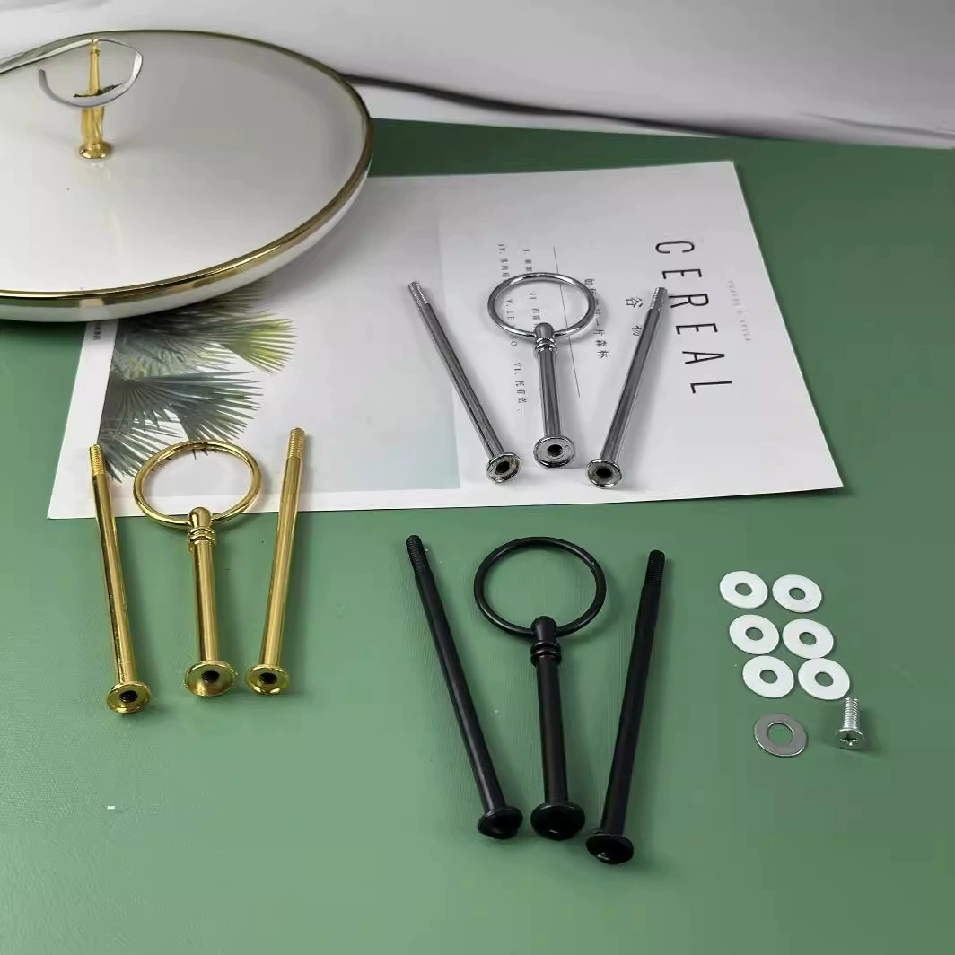 Ring, double-layer ceramic glass tubing, light luxury style