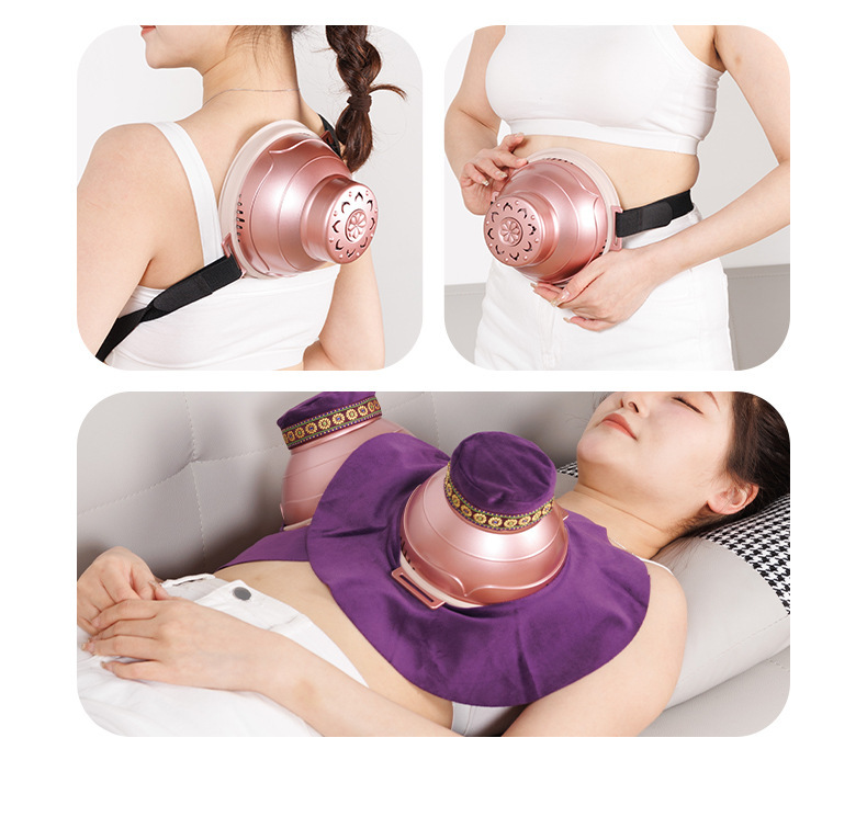 Portable Moxibustion Device with Temperature Control for Home Whole Body Warming Use preparation