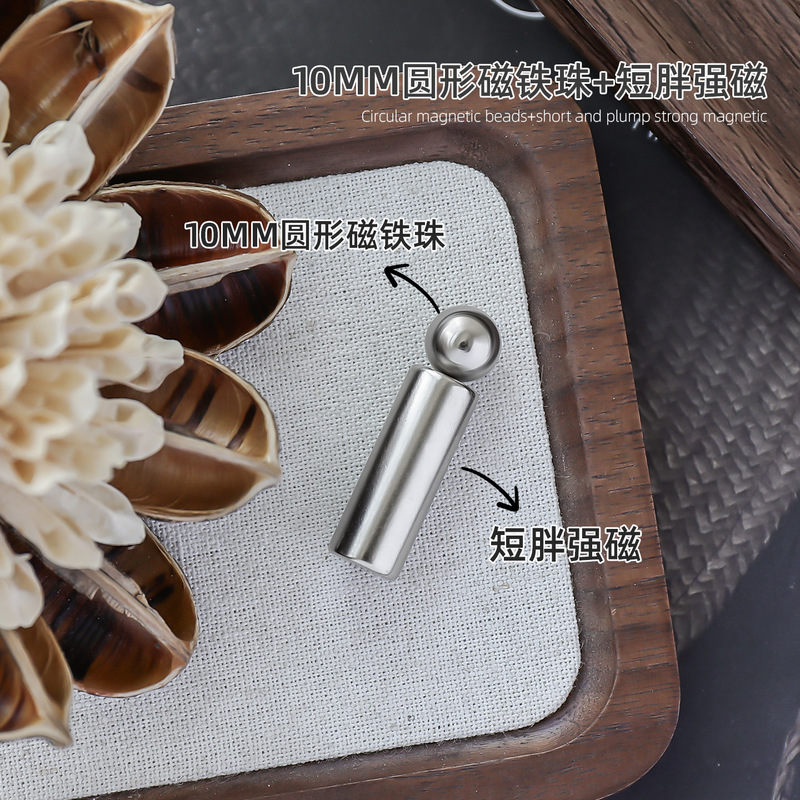 Newly Upgraded Double-Headed Round Steel Ball Magnet Rod Glass Bead Cat's Eye Strong Magnetic Magnet Multifunctional Manicure Tool Wholesale Newly Upgraded Double-Headed Round Steel Ball Magnet Rod Glass Bead Cat's Eye Strong Magnetic Magnet Multifunctional Manicure Tool Wholesale