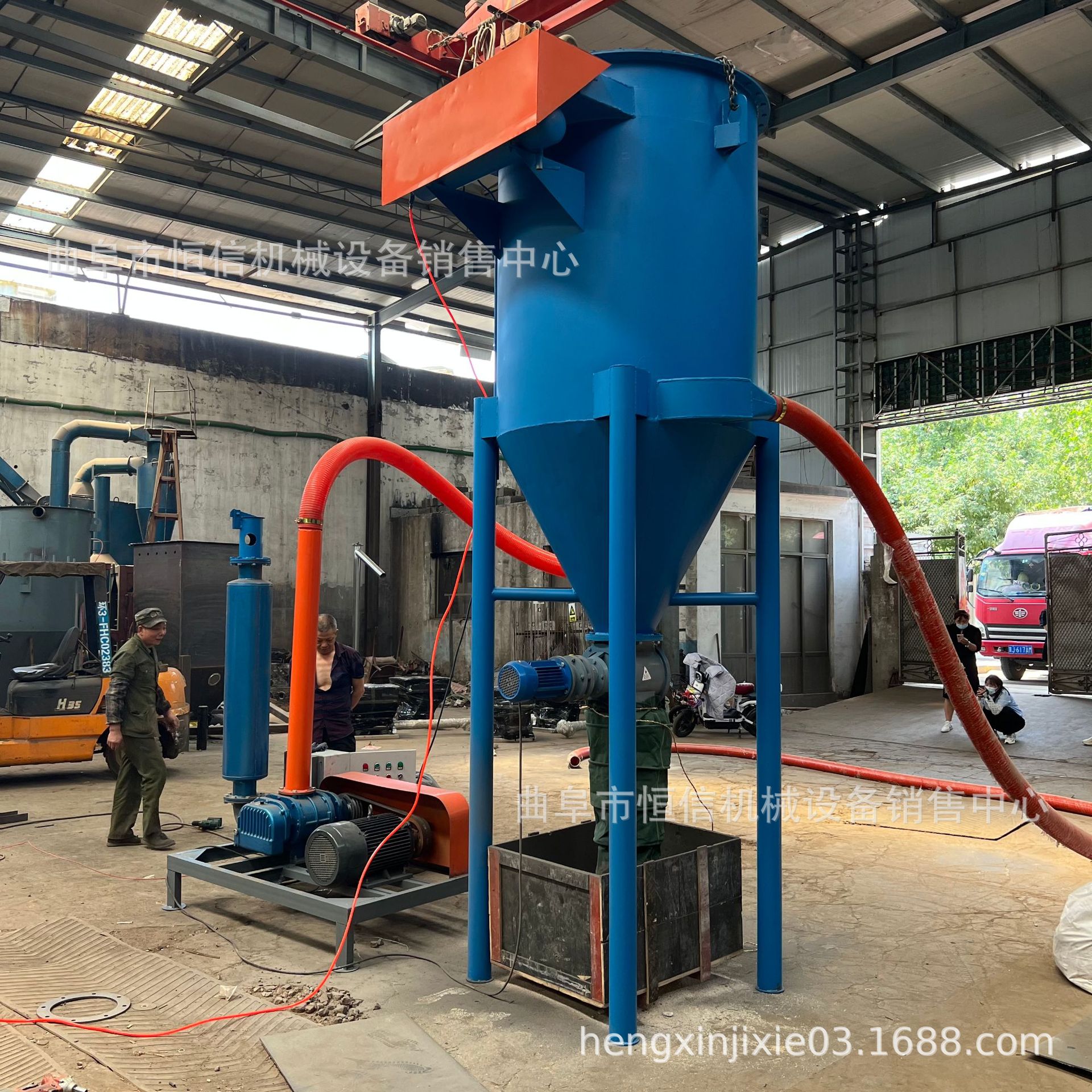 PE颗粒粉末远距离气力吸灰机zcjb河南重晶石粉脉冲除尘气力吸灰机