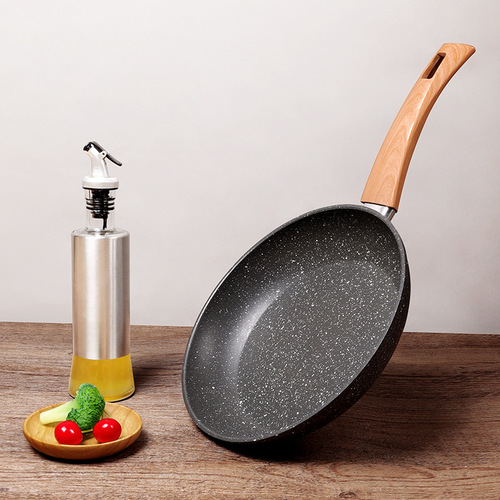 Medical stone frying pan, non-stick pan, household frying pan, steak and egg frying pan, gas stove, induction cooker, universal