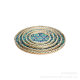 Imported Color Bamboo Woven Storage Tray Hand Woven Shau Kei Bamboo Sieve Fruit Basket Household Decorative Plate Round Dustpan