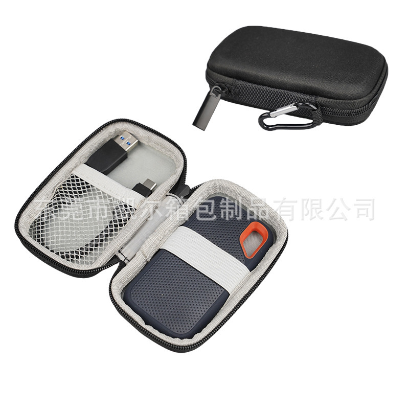 Suitable for Sandi mobile hard disk box SSD-SDSSDE60-500G mobile solid state disk EVA storage box Suitable for Sandi mobile hard disk box SSD-SDSSDE60-500G mobile solid state disk EVA storage box