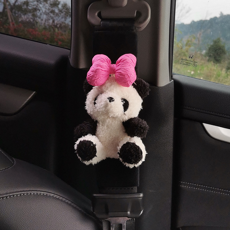 Funda Protectora para Cinturón de Seguridad de Auto de Felpa Artificial