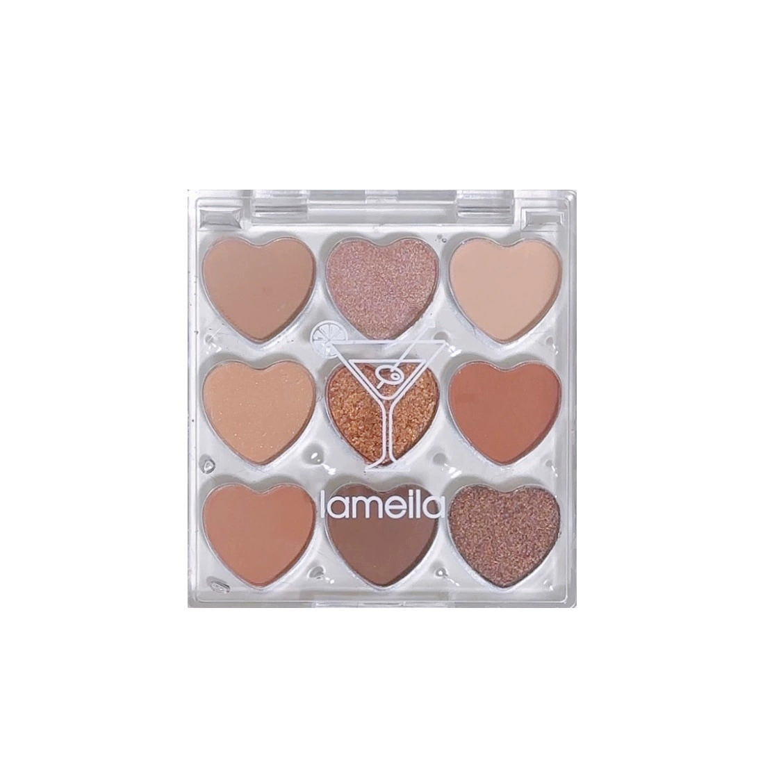 Matte eyeshadow palette, eye shadow, 9 colors, earth tones