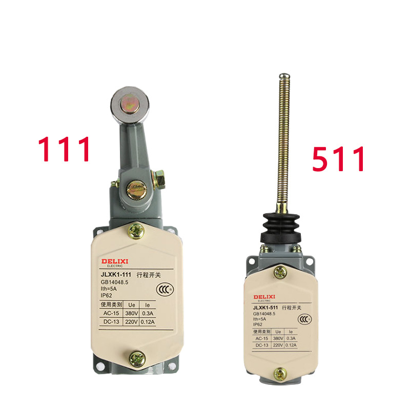 Delixi travel switch JLXK1-511 universal type positioning protective automatic reset switch, one open and one close