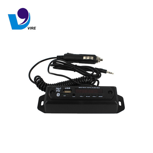 Cigarette lighter car Bluetooth MP3 decoder with mobile charger LED digital display decoding accessories