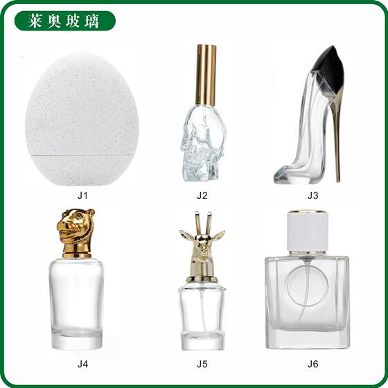 Factory direct supply special-shaped glass spray bottle 15/30/50/80/100ml exquisite fashion glass bottle perfume bottle