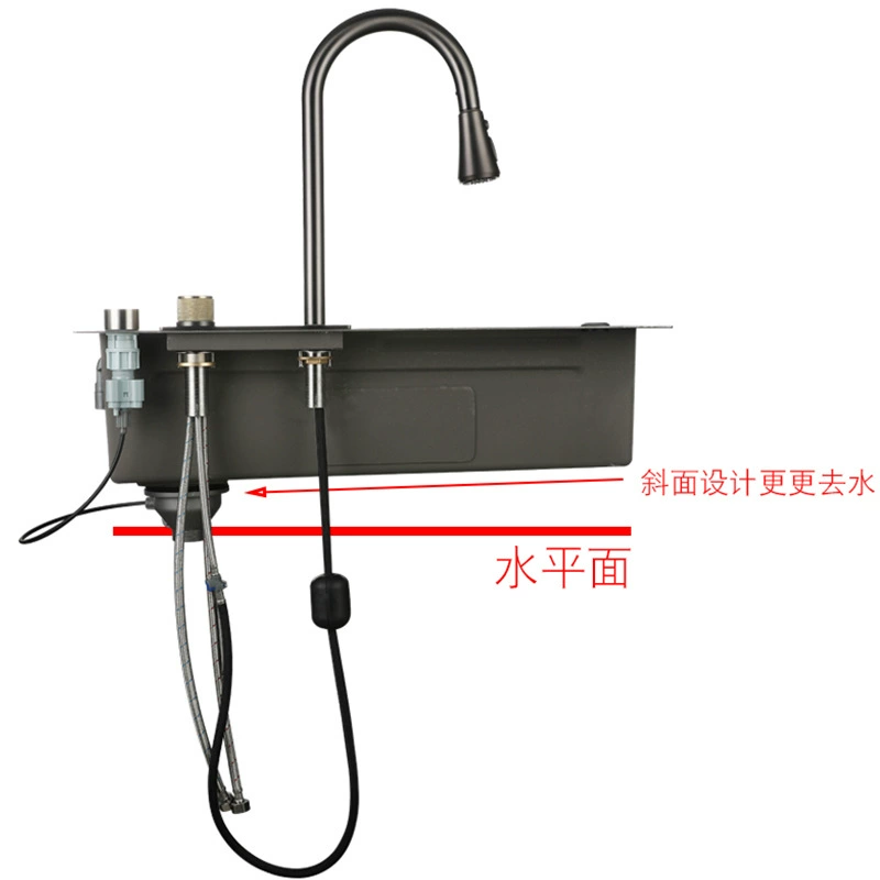 Кухонная раковина из нержавеющей жела 304 нержавеющей стали? Wait careful: The input: "Kitchen Nano 304 Stainless Steel Washing Basin Flying Rain Waterfall Waterfall Furniture Washing Tanks Under Pot Wash Pond". It seems product title with keywords. We should translate preserving format: [Type] + [Brand] + [Model] etc. But there is no punctuation. We'll translate as: "Кухонная раковина из нержавеющей стали 304, моечная раковина, водопад» Not good. It says Washing Basin, Flying Rain Waterfall Waterfall Furniture Washing Tanks Under Pot Wash Pond. Perhaps: