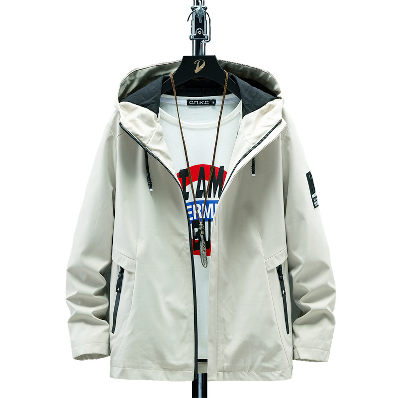 Chaqueta transfronteriza para hombres otoño y invierno moda casual al aire libre ropa de pareja chaqueta con capuz
