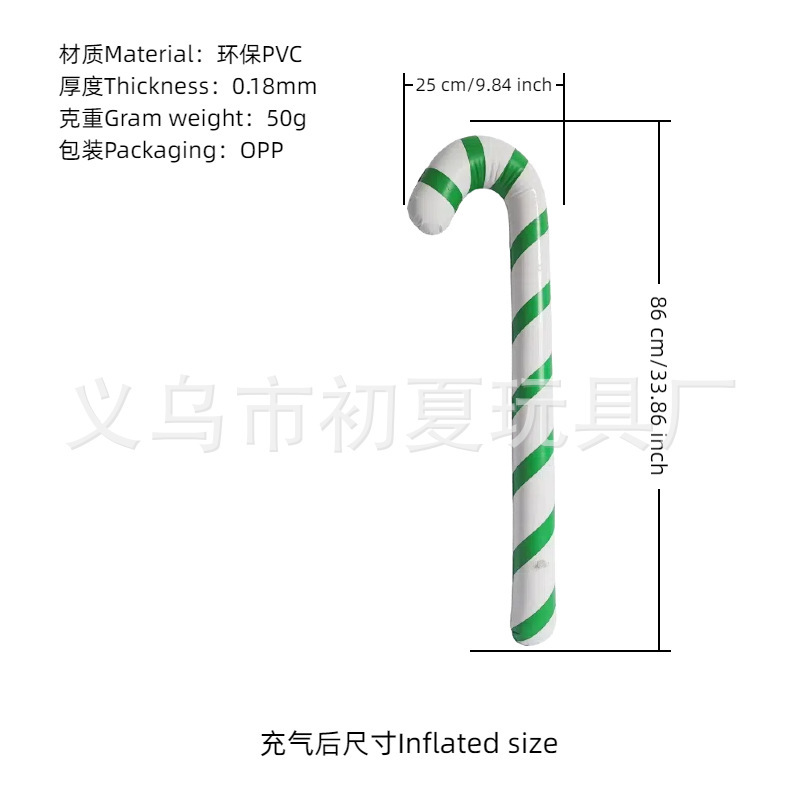 跨境现货Christmas圣诞老人装饰气球PVC雪花球商场户外装饰充气球|undefined