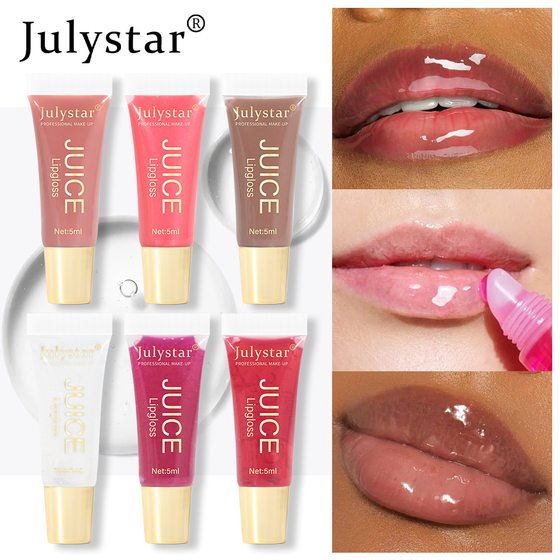Cross-Border Beauty Makeup Natural Long-Lasting Moisturizing Mirror Lip Oil Fruity Lip Moisturizing Water Gloss Lip Gloss Foreign Trade Wholesale