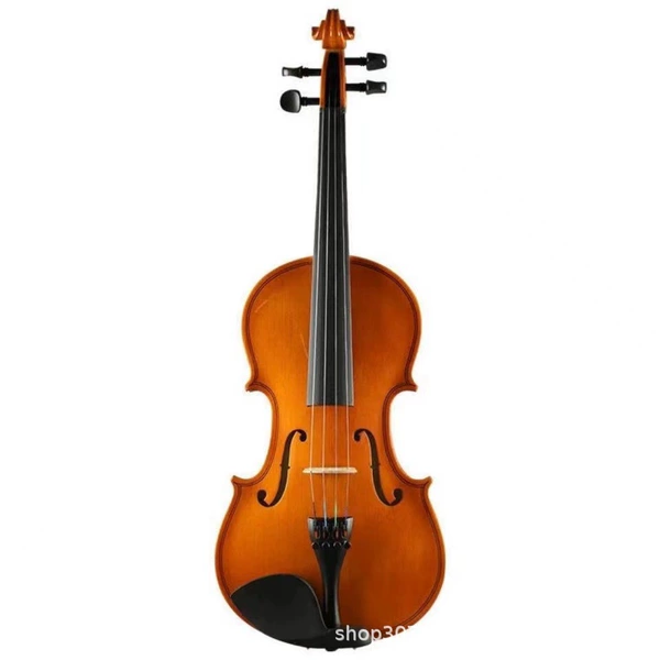 Antique matte violin from natural wood