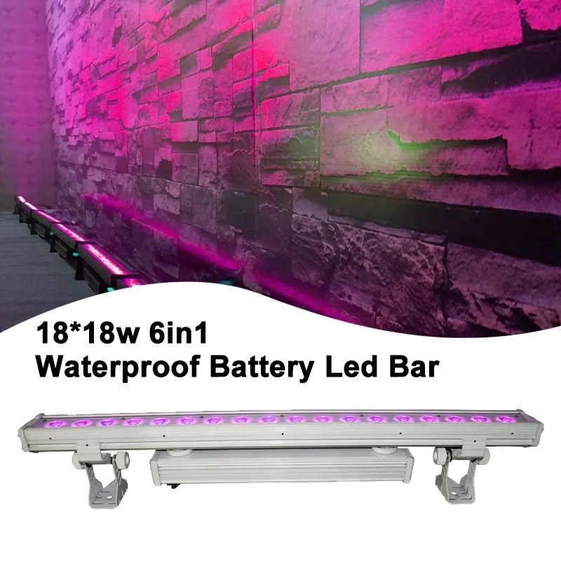 18颗无线电池洗墙灯