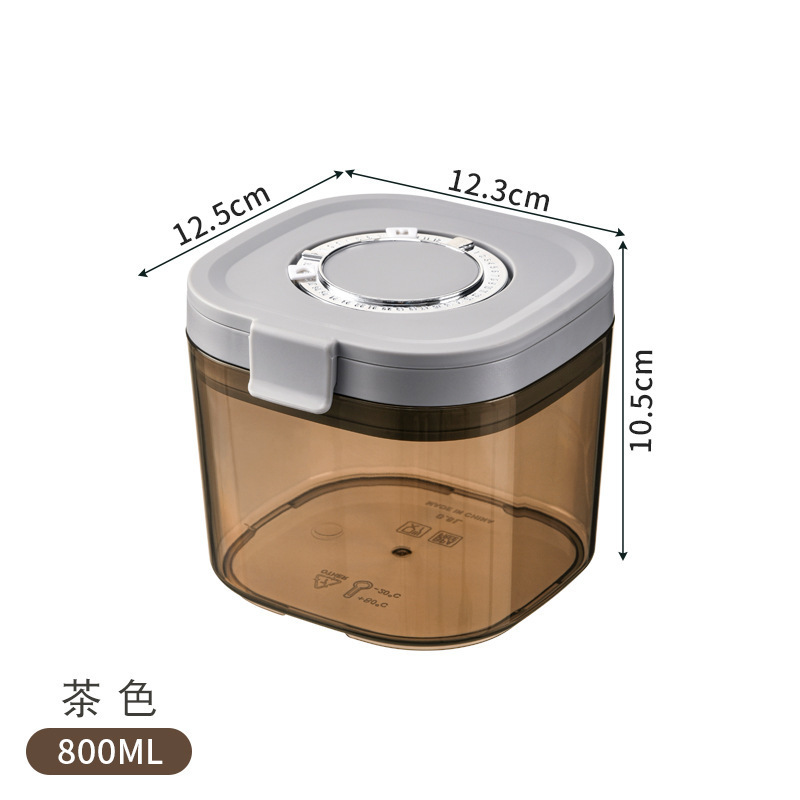 家庭用一体型密封缶食品缶保存缶麺箱穀物キッチンスナック防湿保存|undefined