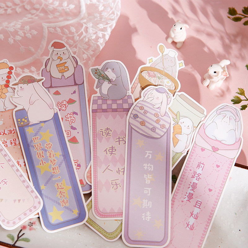 Mu Ran Alien Bookmark Tuan Zai Diary Series Cute Cartoon Prizes Gifts Message Cards 30 Pieces