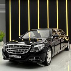 建元1:32マイバッハs650延長版合金車モデル音光回力玩具自動車モデル装飾品コレクション