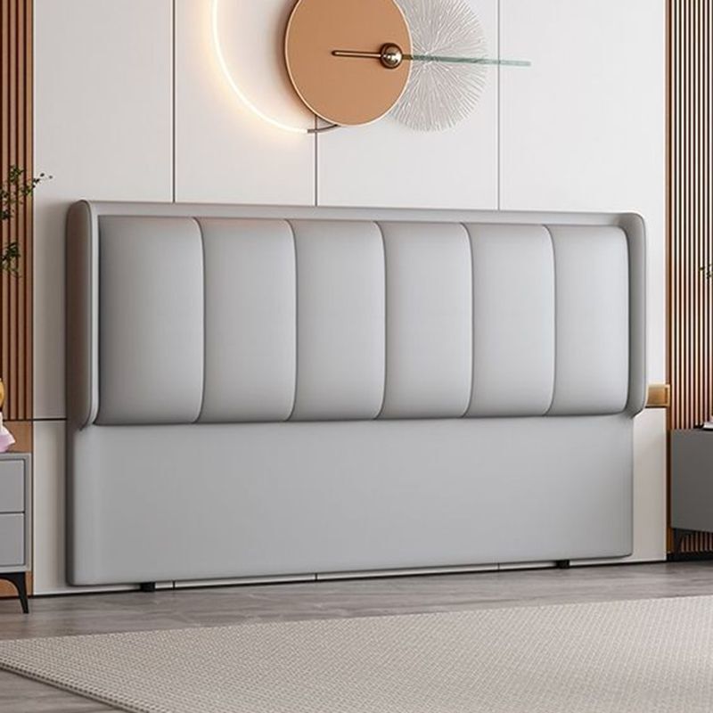 New Style Solid Wood Leather Upholstered Headboard, Single Purchase Bed Headboard, Ultra-Thin Solid Wood Floor-Standing Double Bed Headboard New Style Solid Wood Leather Upholstered Headboard, Single Purchase Bed Headboard, Ultra-Thin Solid Wood Floor-Standing Double Bed Headboard