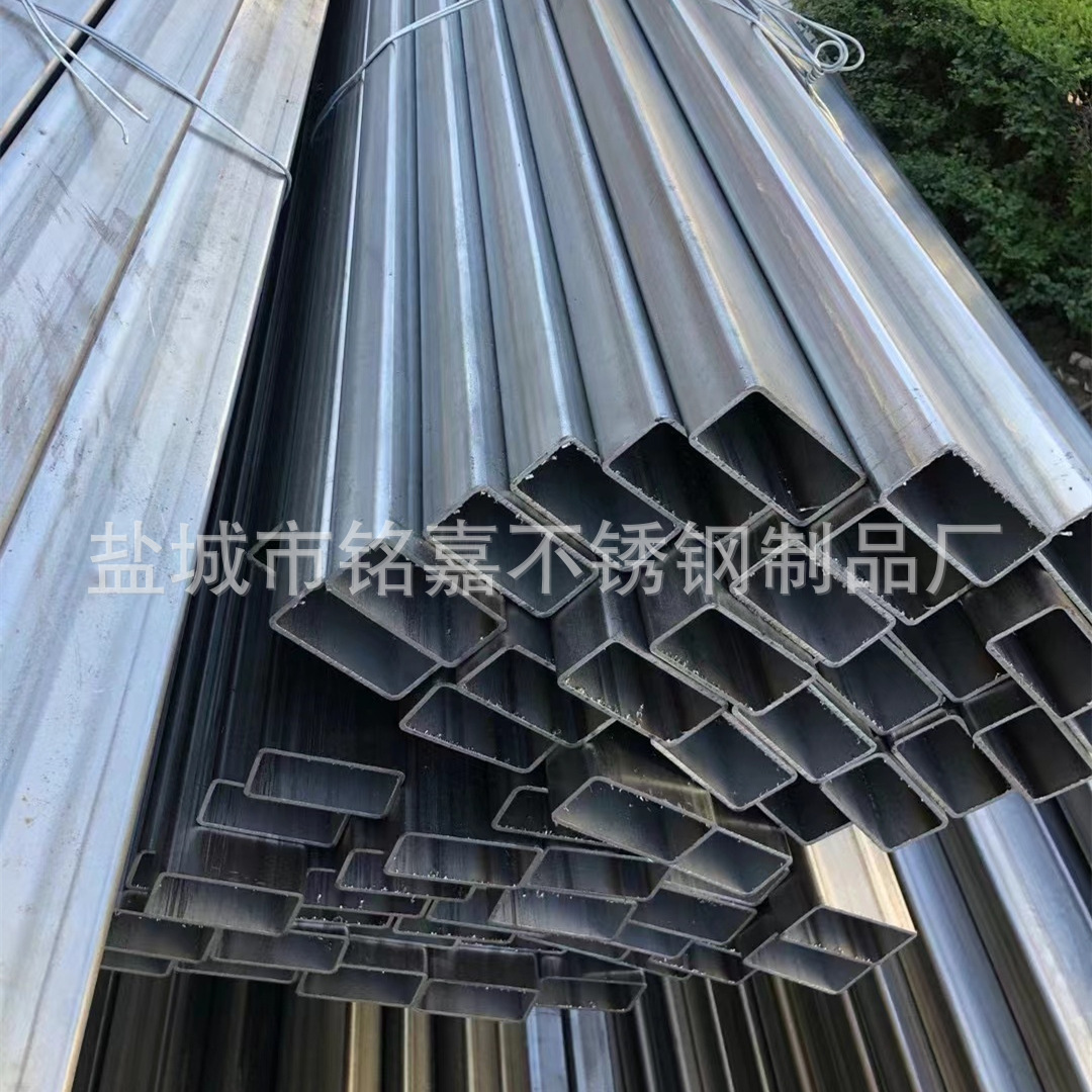 厂家批发 201不锈钢方管 拉丝不锈钢方通厚壁空心 304不锈钢方管