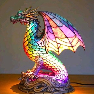 Cross-border New Creative Funny Animal Night Light Home Desktop Resin Craft Decorative Ornaments LED Lamp Stand