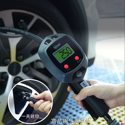Air pressure gauge/tire pressure gauge – gun electronic inflating gauge