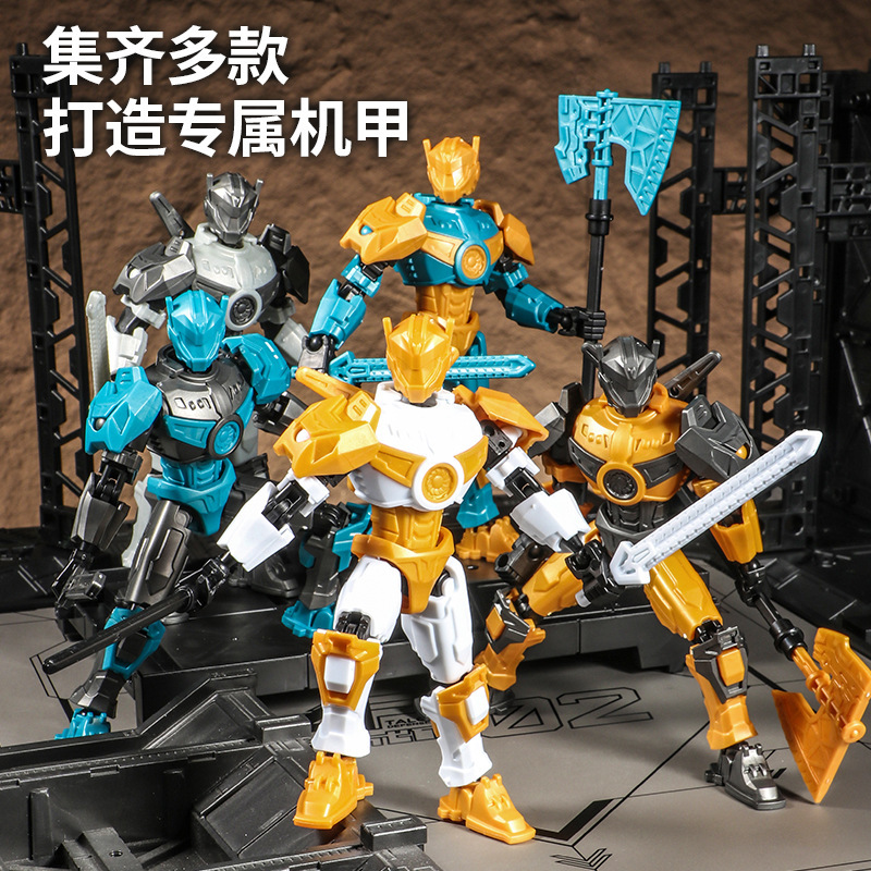 New Lucky 13 Multi-joint Action Figure Wanderer Mecha Deformable Model Assembled Toys 3D Ornaments Cross-border