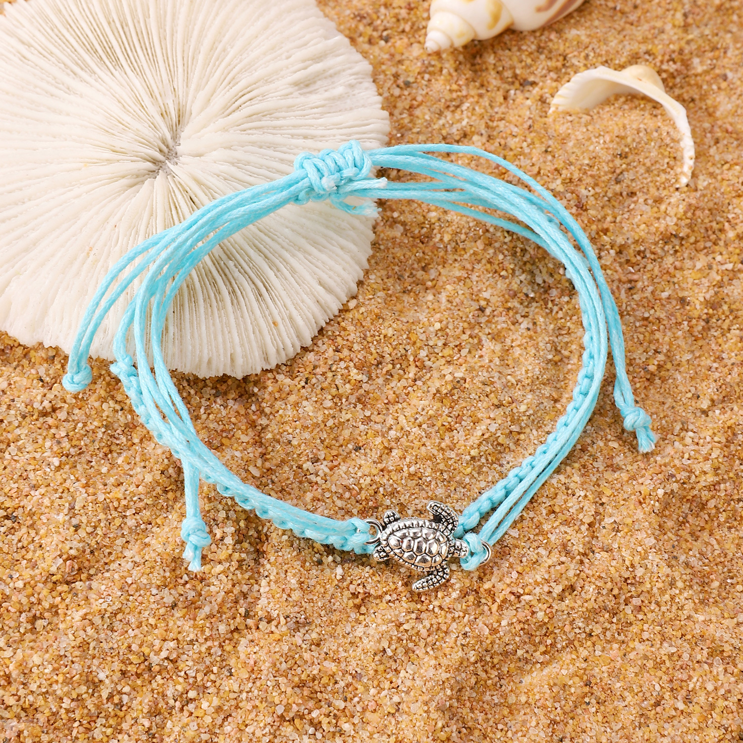 5g Weight Anklet Classification 1 Piece, 1 Set Quantity Holiday, Daily Occasion Alloy Material Turtle Pattern Unisex Gender Ethnic Style Style Wholesale Jewelry Ethnic Style Turtle Alloy Anklet 8