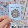 Protective underware, advanced brooch, metal cute accessory lapel pin, universal pin, high-quality style, bright catchy style, V-neckline, wholesale