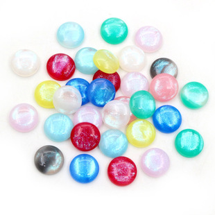 12mm Resin Accessories Round Necklace Accessories Accessories Resin Accessories Patch DIY Accessories Accessories 0.5g