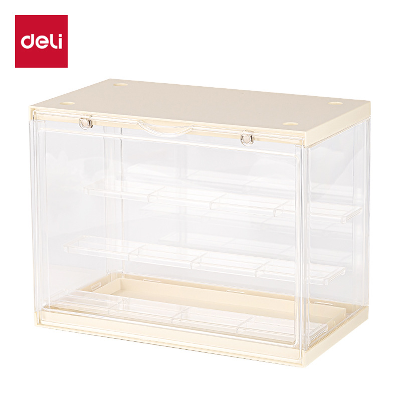 Caja de exhibición de muñeca de poder, muñeca de muñeca, estante de exhibición para almacenar granos bonitos, gabinete a prueba de polvo, caja de almacenamiento a prueba de polvo sellada a mano image 7