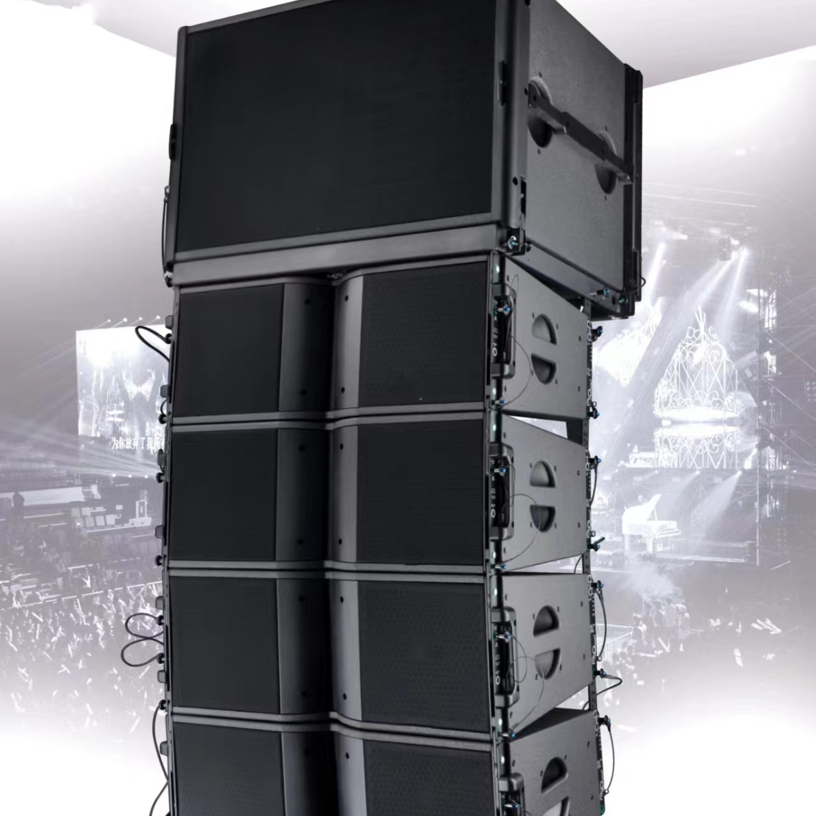 跨境专供高音饱满细腻防水线阵音响大功率音响舞台音响专业音响户
