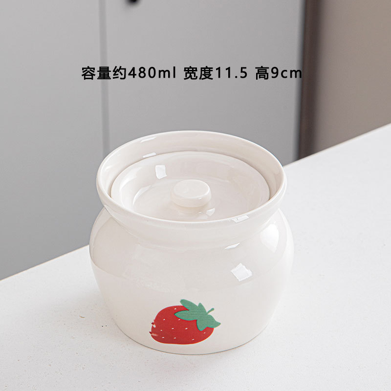 Olla de olla de barro guisada en agua, olla de estofado para una persona, olla de sopa con tapa, snacks de Shaxian, olla de sopa hirviendo de cerámica, venta directa de fábrica