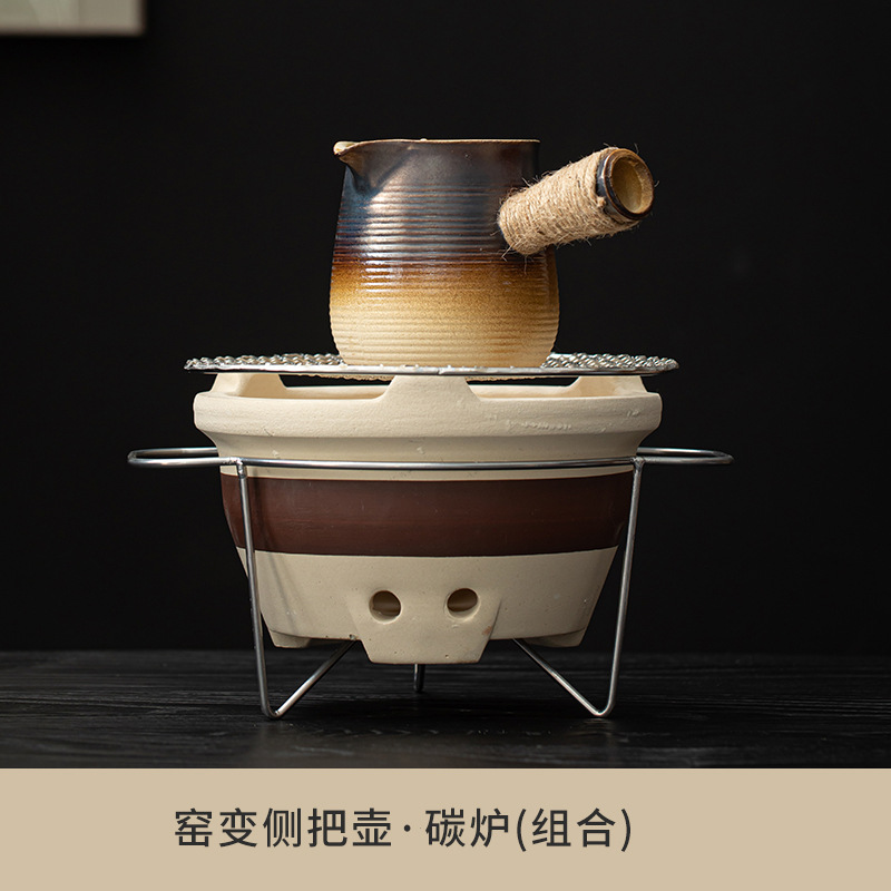 Olla de té juego de té traje hogar Kung Fu pequeña tetera interior de carbón fuego barbacoa estufa tetera estufa