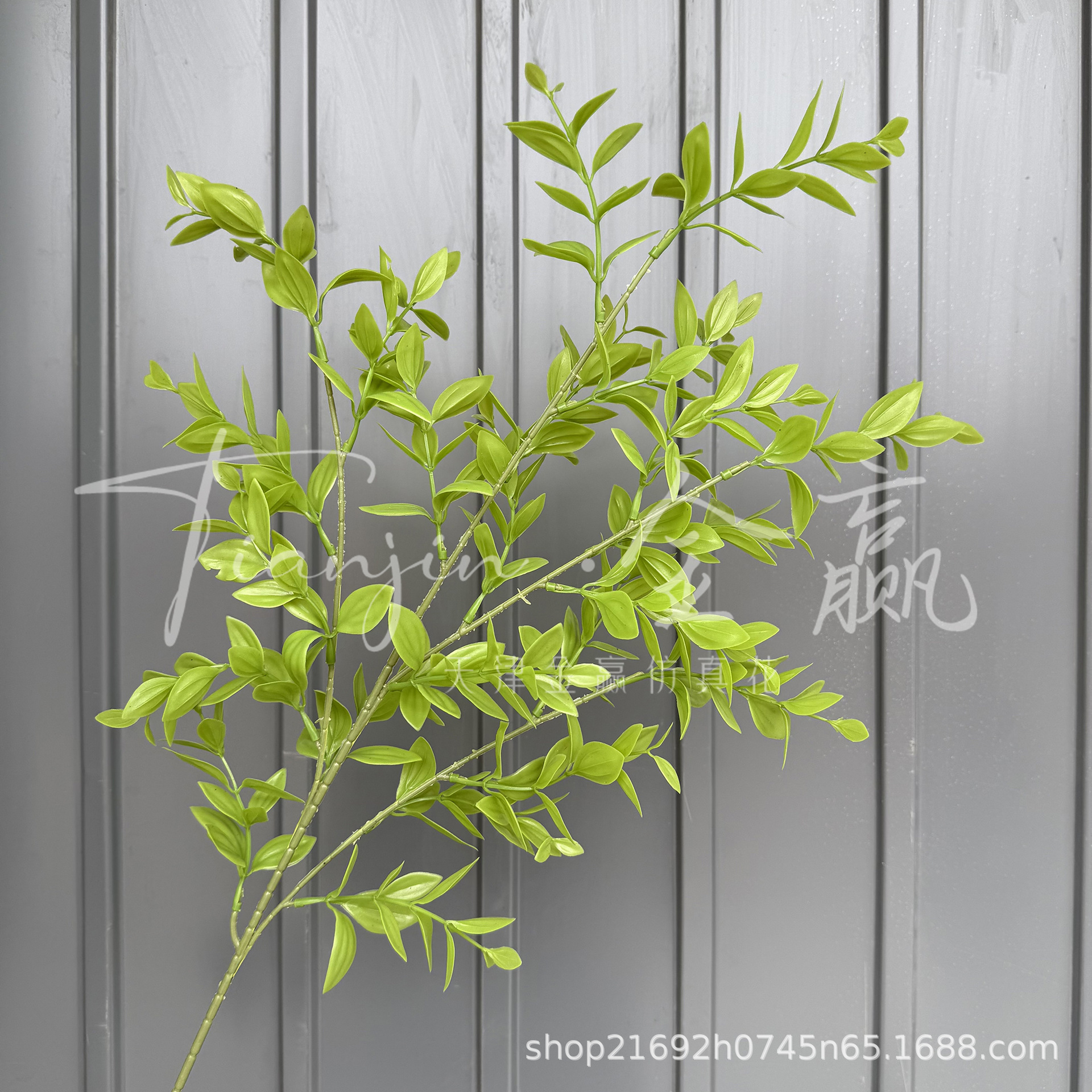 Boda Mori Simulación de flores y plantas verdes Pico de bambú Hierba Simulación de plantas verdes de invierno espárragos Plantas de simulación Escenografía de plantas verdes falsas