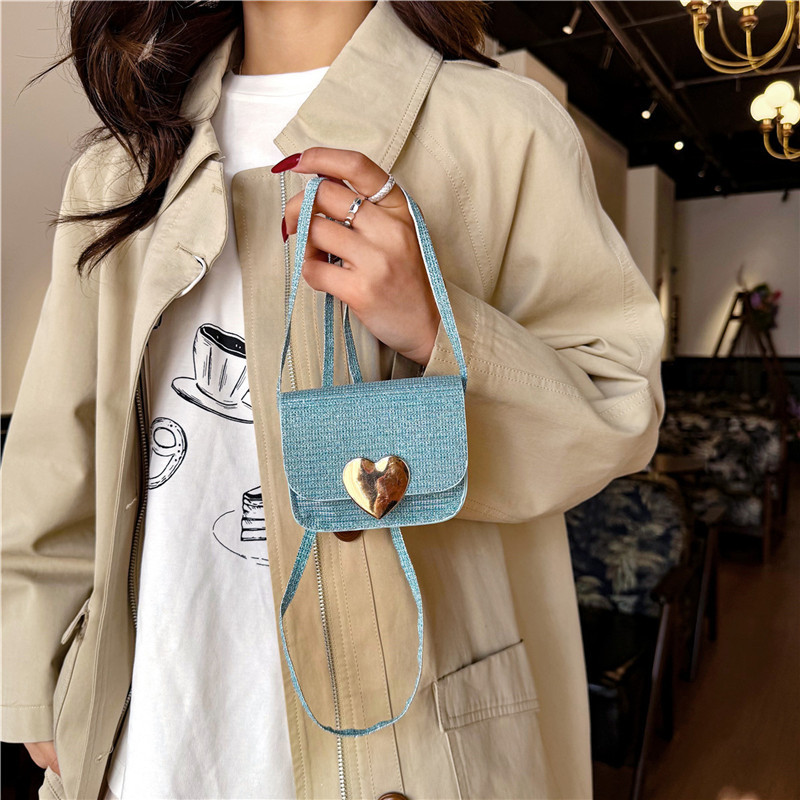 Bolsa de accesorios para niñas dulces, mini lindos bolsos de bebé de color sólido, 2026 bolsos de niños nuevos transfronterizos