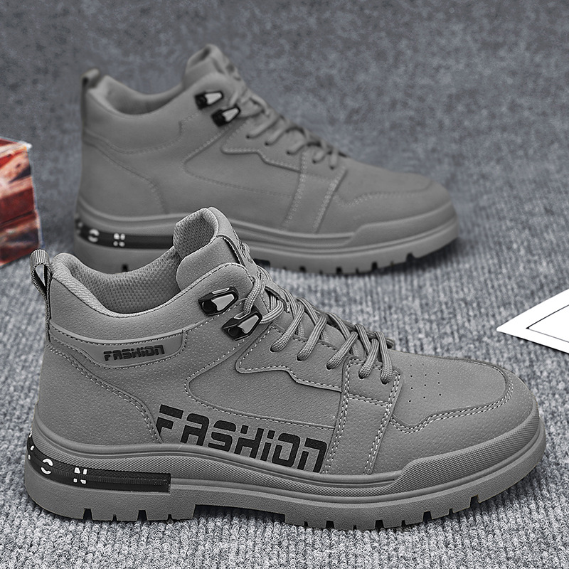 Martin botas zapatos de hombre de otoño alto estilo británico americano botas de herramienta retro al aire libre antideslizante desgaste botas de batalla del desierto