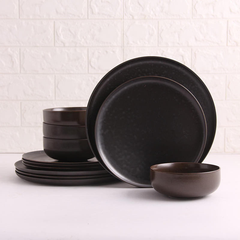 Holiday cena platos cerámica juegos de vajilla