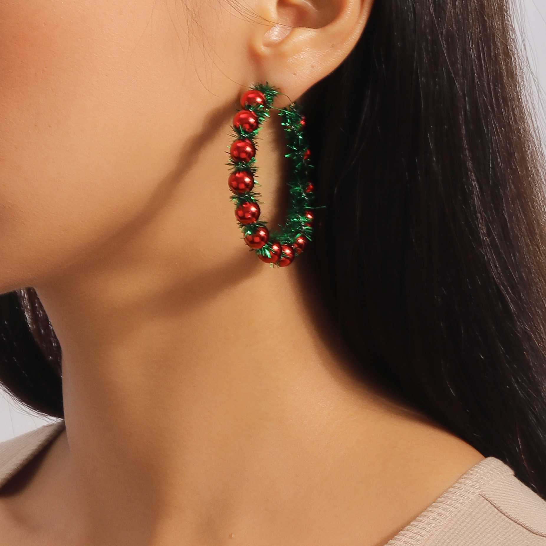 13g Weight Alloy Ear Needle Material Earrings Classification 1 Pair Quantity Holiday, Festival Occasion Plastic Material Christmas Festival Christmas Tree, Santa Claus Pattern Women's Gender Cute, Classic Style Style 1 Pair Christmas Cute Classic Style Christmas Tree Santa Claus Plastic Earrings 8