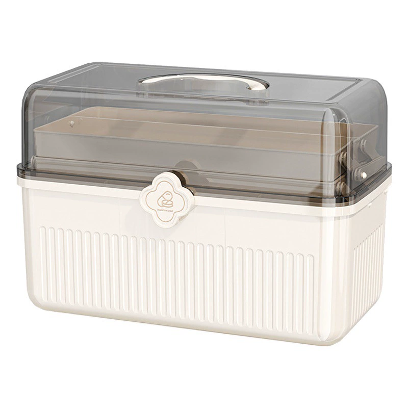 Многослойная аптечка Бытовая аптечка большой емкости ящик для хранения лекарств Прозрачный большой медицинский аптечка первой помощи