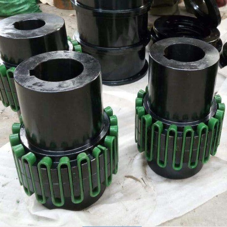 厂销联轴器传动件配件 JS型 JSB090带罩壳蛇形弹簧联轴器 量大优