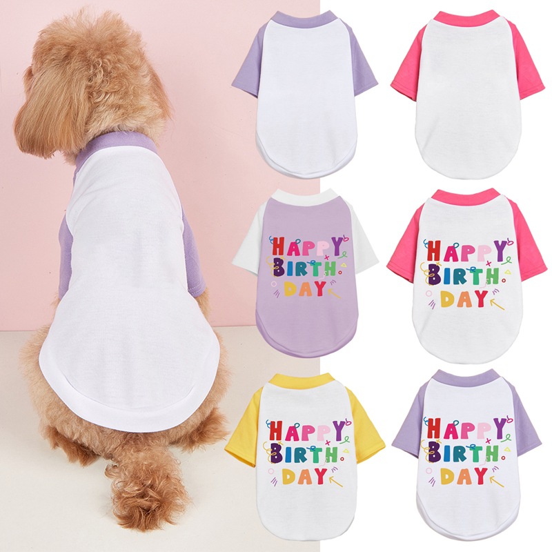 Dog Clothes Solid Color Bundle Shoulder New Summer Hot Color Small…