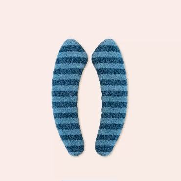 Cojín de inodoro adhesivo doméstico de otoño y invierno cojín de inodoro adhesivo lavado ligero de lujo espeso cojín de inodoro a rayas