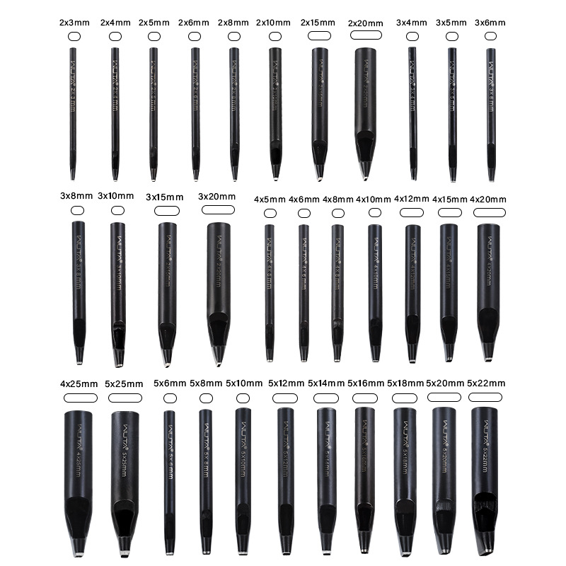 打孔器打孔黑扁冲冲孔腰带皮带工具无它异形冲皮艺冲DIY手工皮具