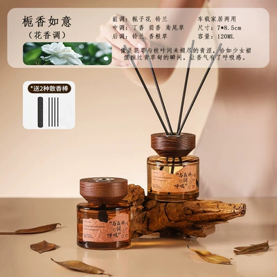 Removal, Car Fragrance Gift, Car Perfume Aromatherapy - classical-style-gardenia-ruyi-dual-purpose-carhomerattan-aromatherapy-fragrance-120ml