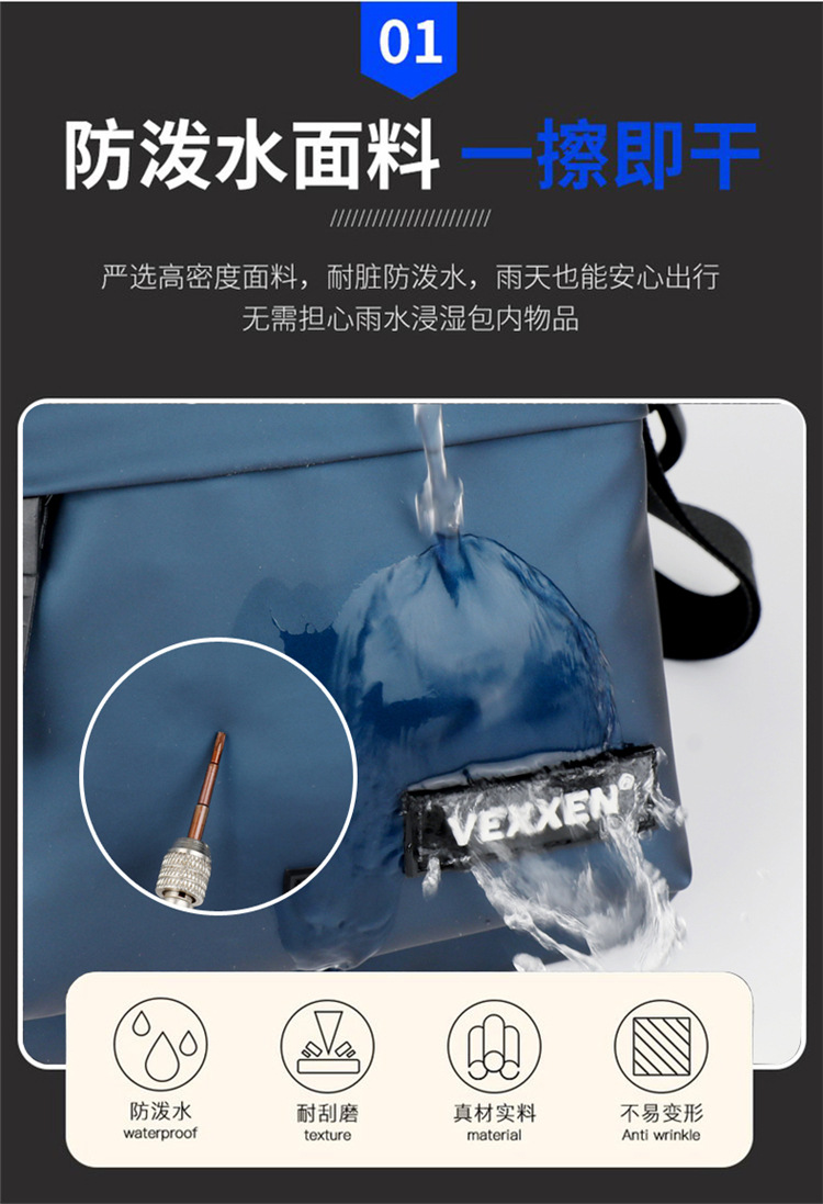 2025 Herrentasche Umhängetasche Casual Schultertasche Herrensrucksack Mini Handytasche Hochformat hochwertiges Design wasserabweisend leicht tragbar
