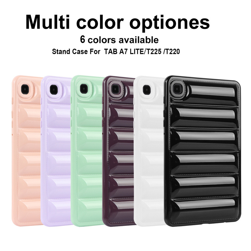 Suitable for Samsung Taba8 Airbag S6/S8 Tablet Protective Case A7 Solid Color Lite Stereo X200 Anti-Fall Soft Case Suitable for Samsung Taba8 Airbag S6/S8 Tablet Protective Case A7 Solid Color Lite Stereo X200 Anti-Fall Soft Case