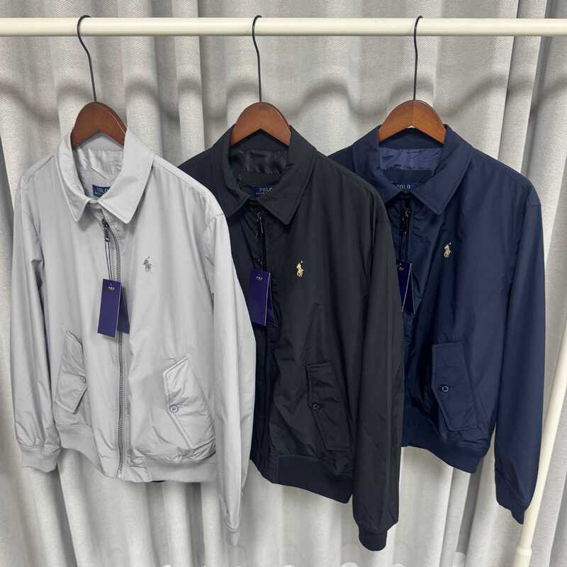 26 New Models of Foreign Trade Cross-Border Ralph Lauren Pony Embroidery Old Money Style Casual Fashion Harrington Jacket for Women