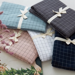 Factory wholesale cotton pillowcase cotton yarn-dyed wash cotton non-printed wind school dormitory homestay hotel bedding