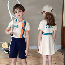 幼儿园园服夏装运动装毕业照班服英伦风演出服小学生校服教师服棉